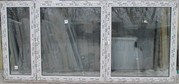1410(в) х 3000(ш) НОВОЕ окно REHAU пластиковое № 23026 и много разных