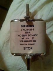  Плавкие вставки SITOR Siemens 3NC8 423-3